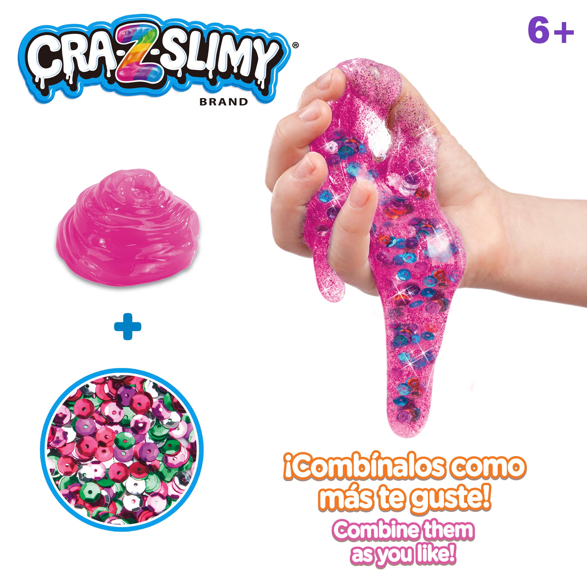 Pack 12 botes de slime con accesorios Cra-Z-Slimy