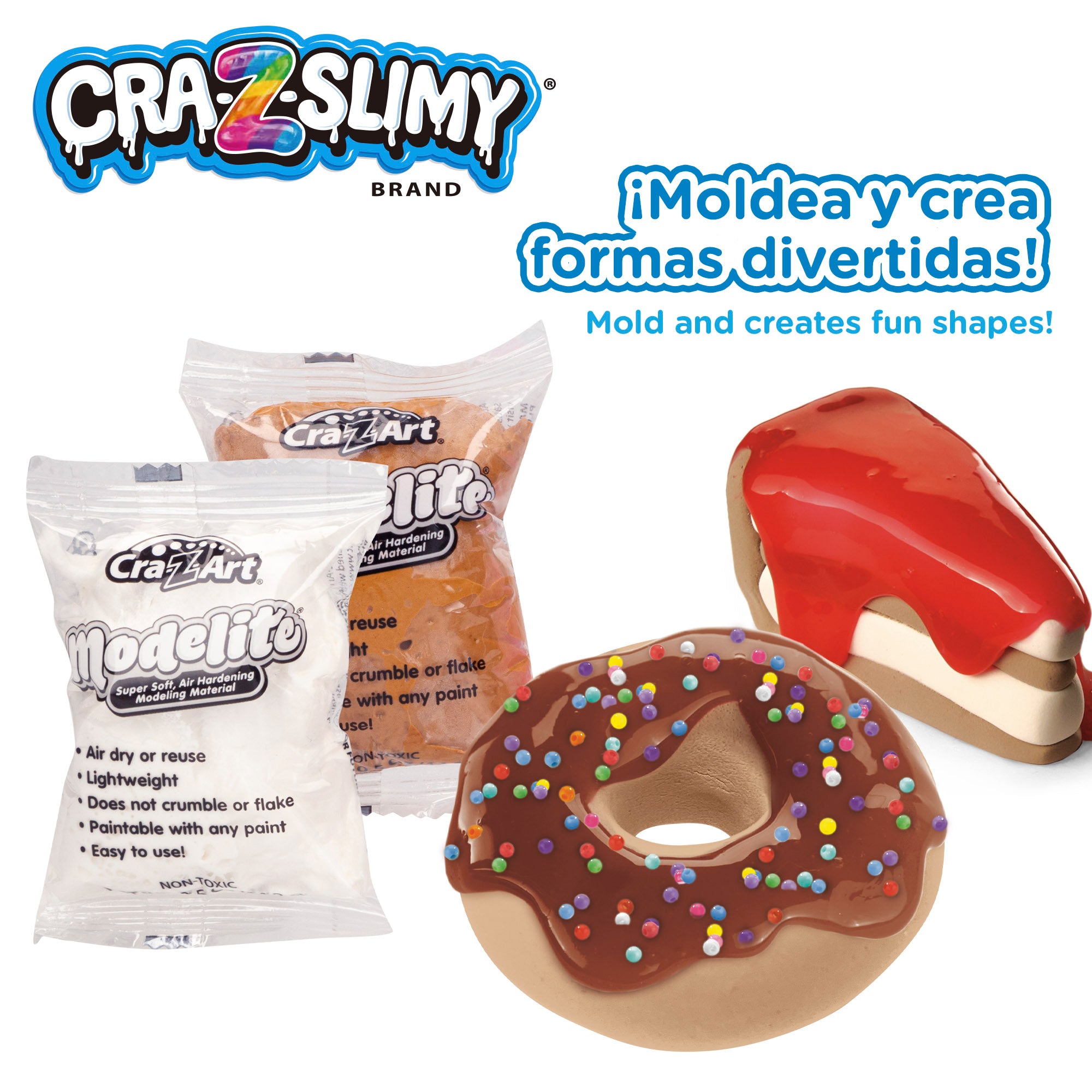 Superpack 14 botes de slime con accesorios Cra-Z-Slimy