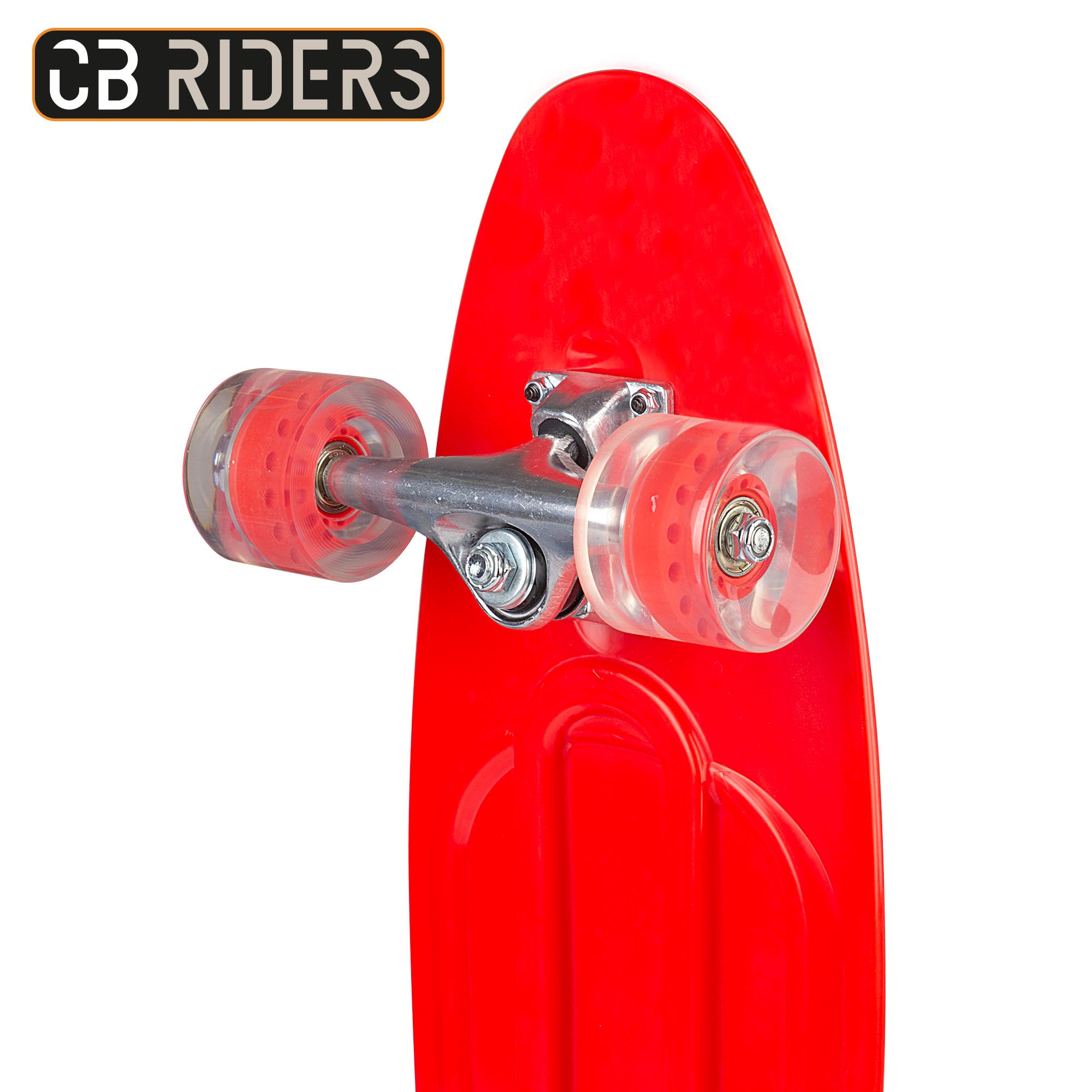 Skateboard infantil 4 ruedas rojo 68 cm CB Riders