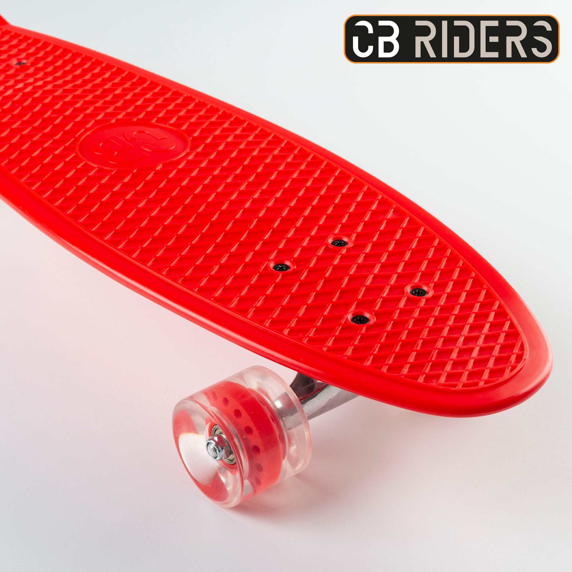 Skateboard infantil 4 ruedas rojo 68 cm CB Riders