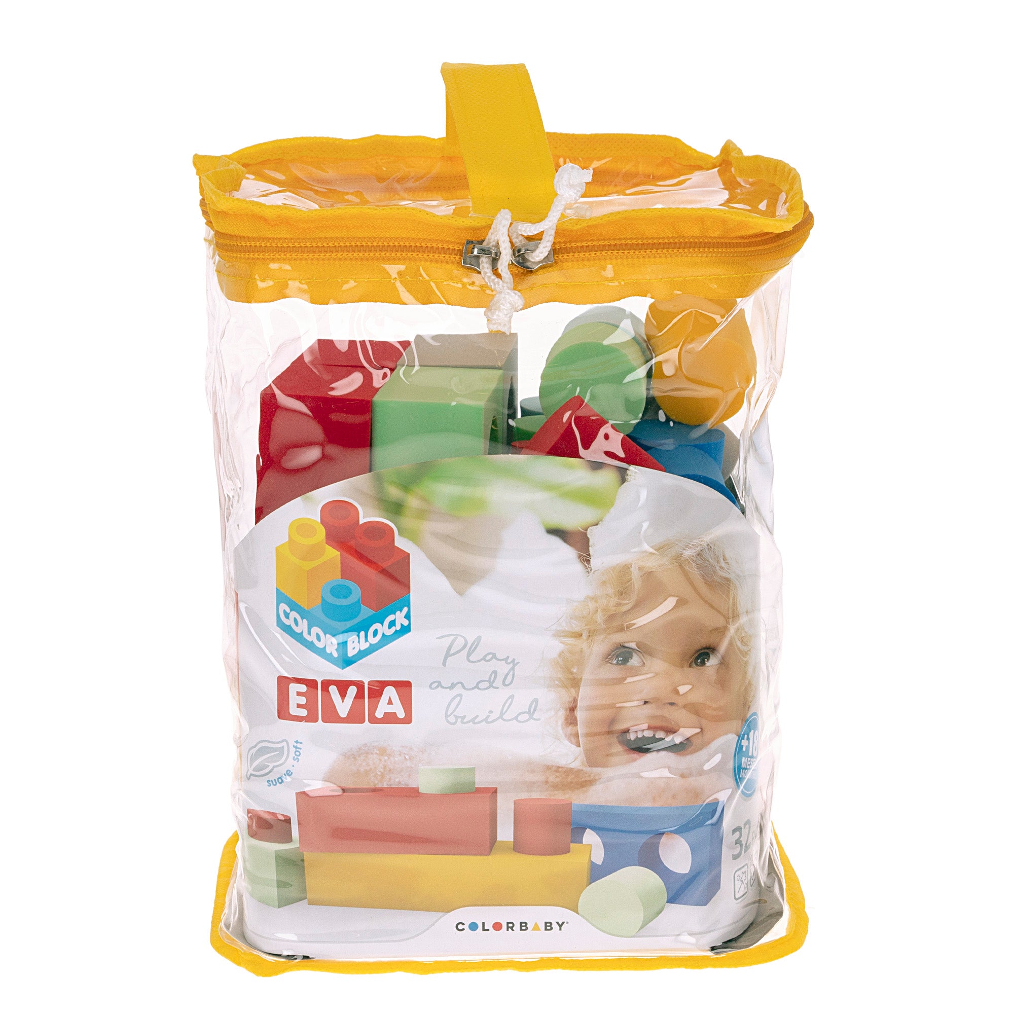 Juego bloques de construcción gomaeva 32 piezas Color Block