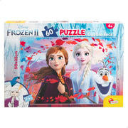 Disney Frozen Puzzle doble cara para colorear 60 piezas