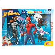 Marvel Spider-Man Puzzle doble cara para colorear 60 piezas grandes