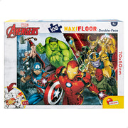 Avengers Puzzle doble cara para colorear 108 piezas