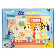 Bluey Puzzle doble cara para colorear 24 piezas XL