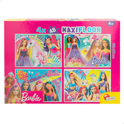 Barbie Pack 4 puzzles 48 piezas