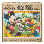 Disney Mickey Puzzle ECO doble cara para colorear 60 piezas grandes