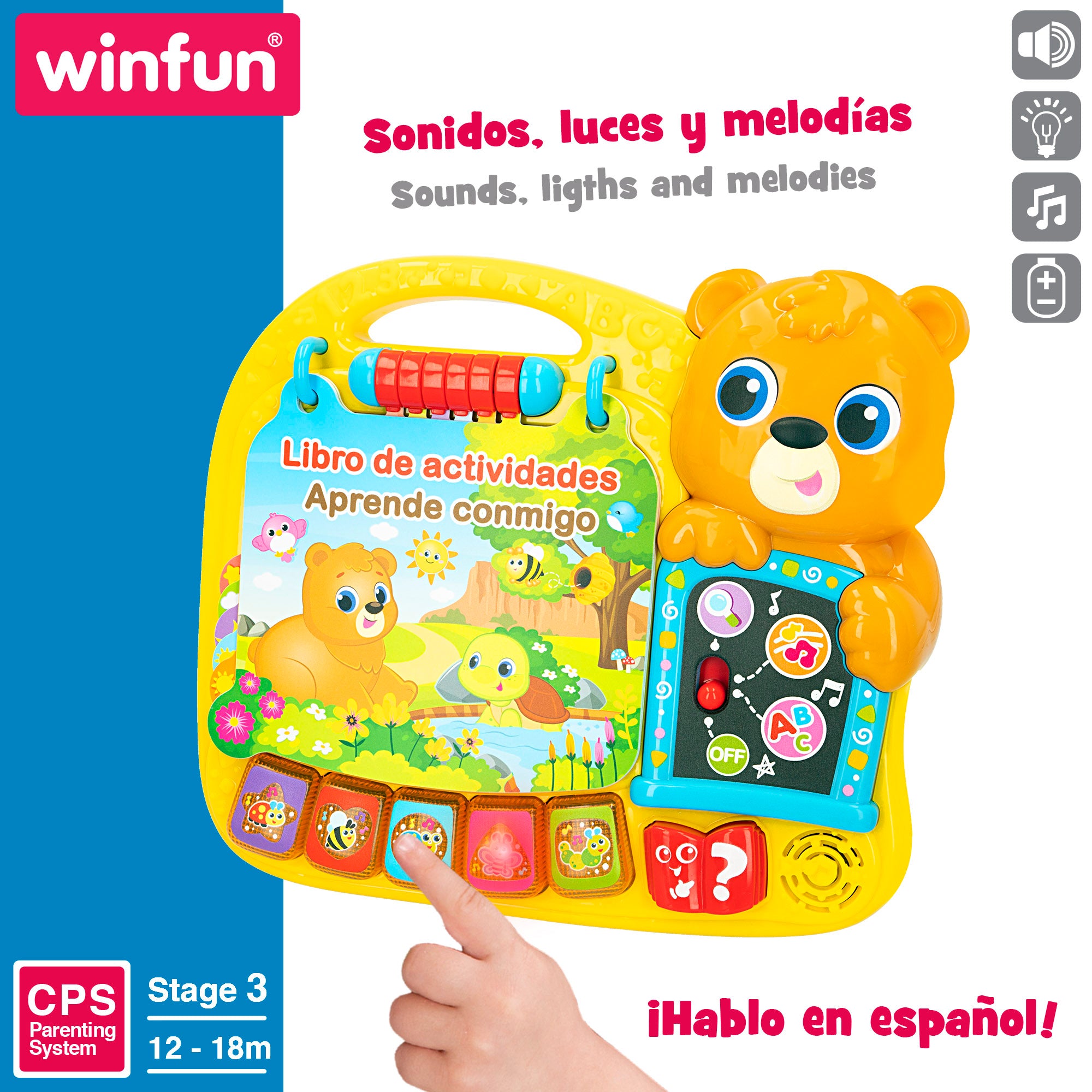 Winfun Libro de actividades interactivo Aprende conmigo
