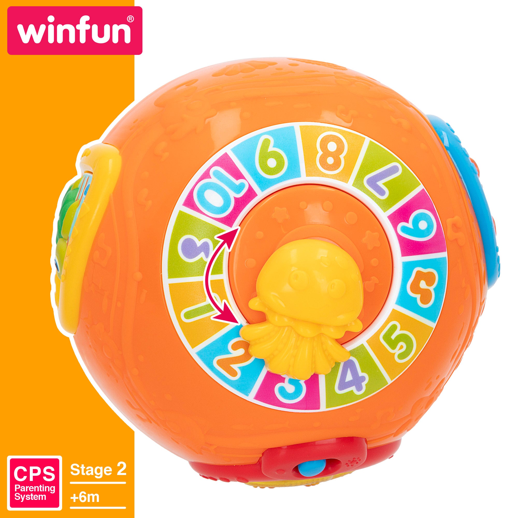 Winfun Pelota para bebés interactiva con sonidos y melodías