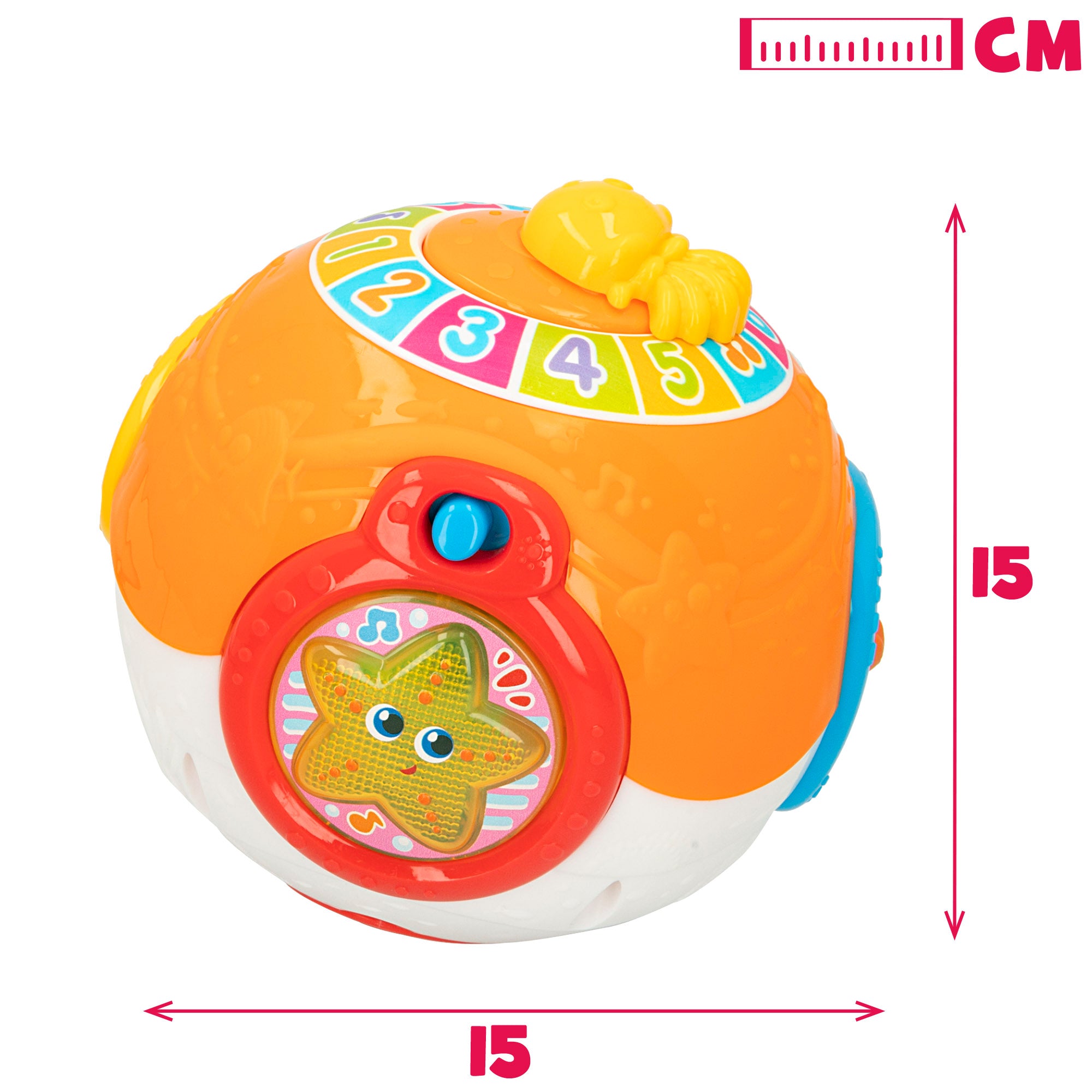 Winfun Pelota para bebés interactiva con sonidos y melodías