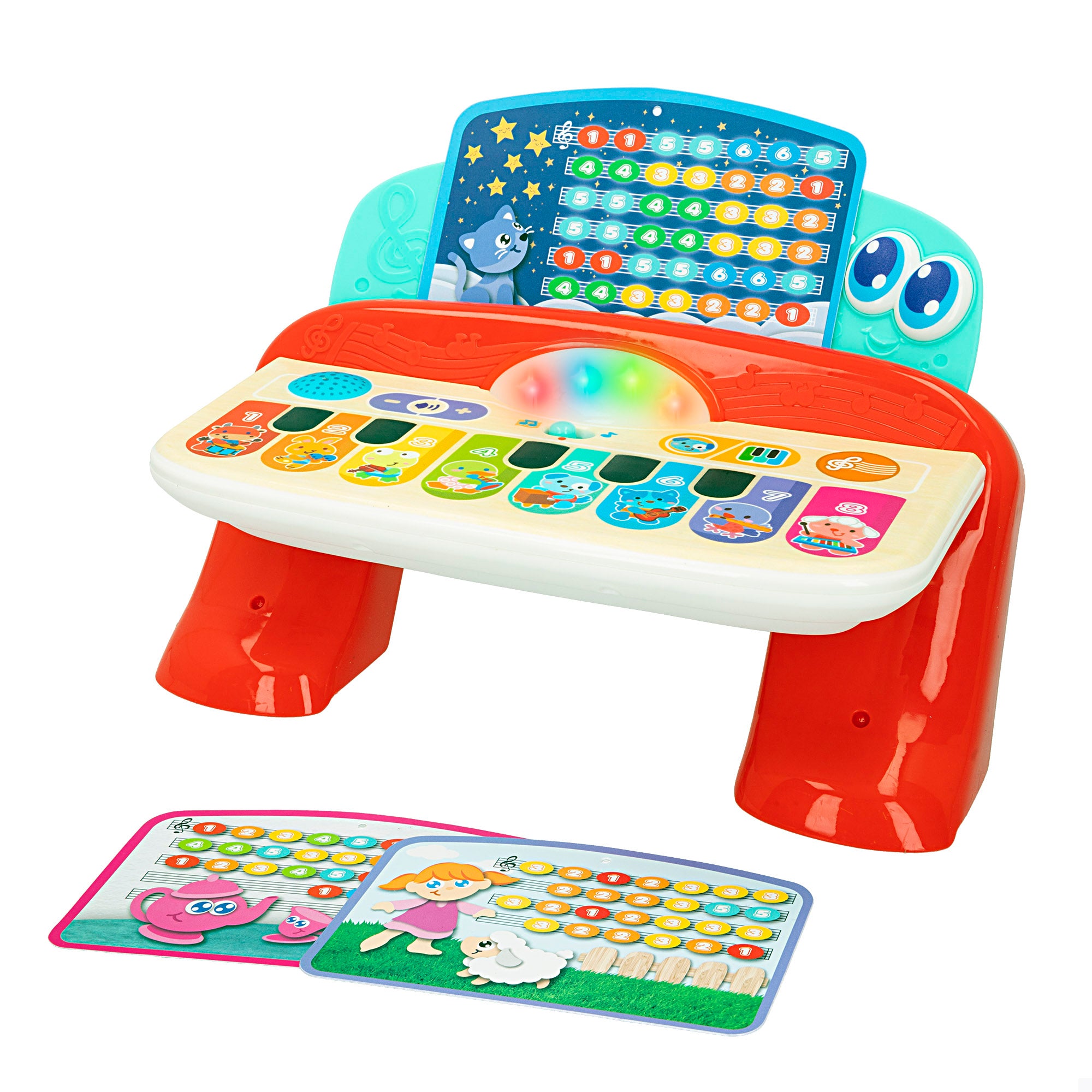 Winfun Piano bebé táctil con luz, sonido y melodías