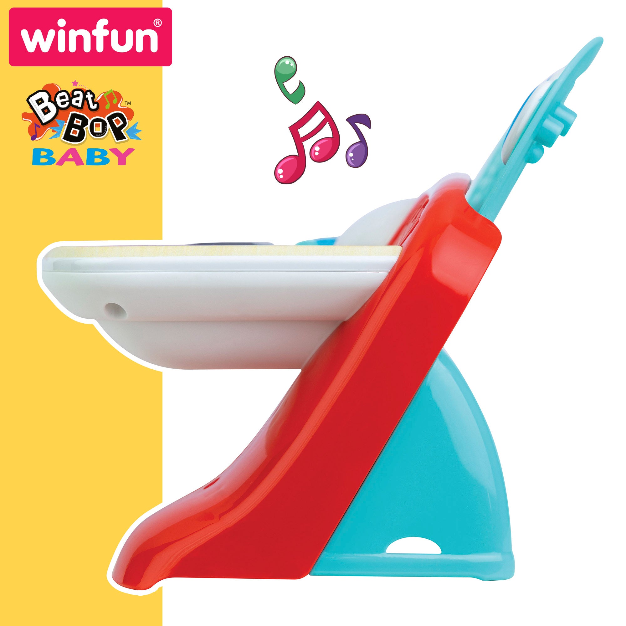 Winfun Piano bebé táctil con luz, sonido y melodías