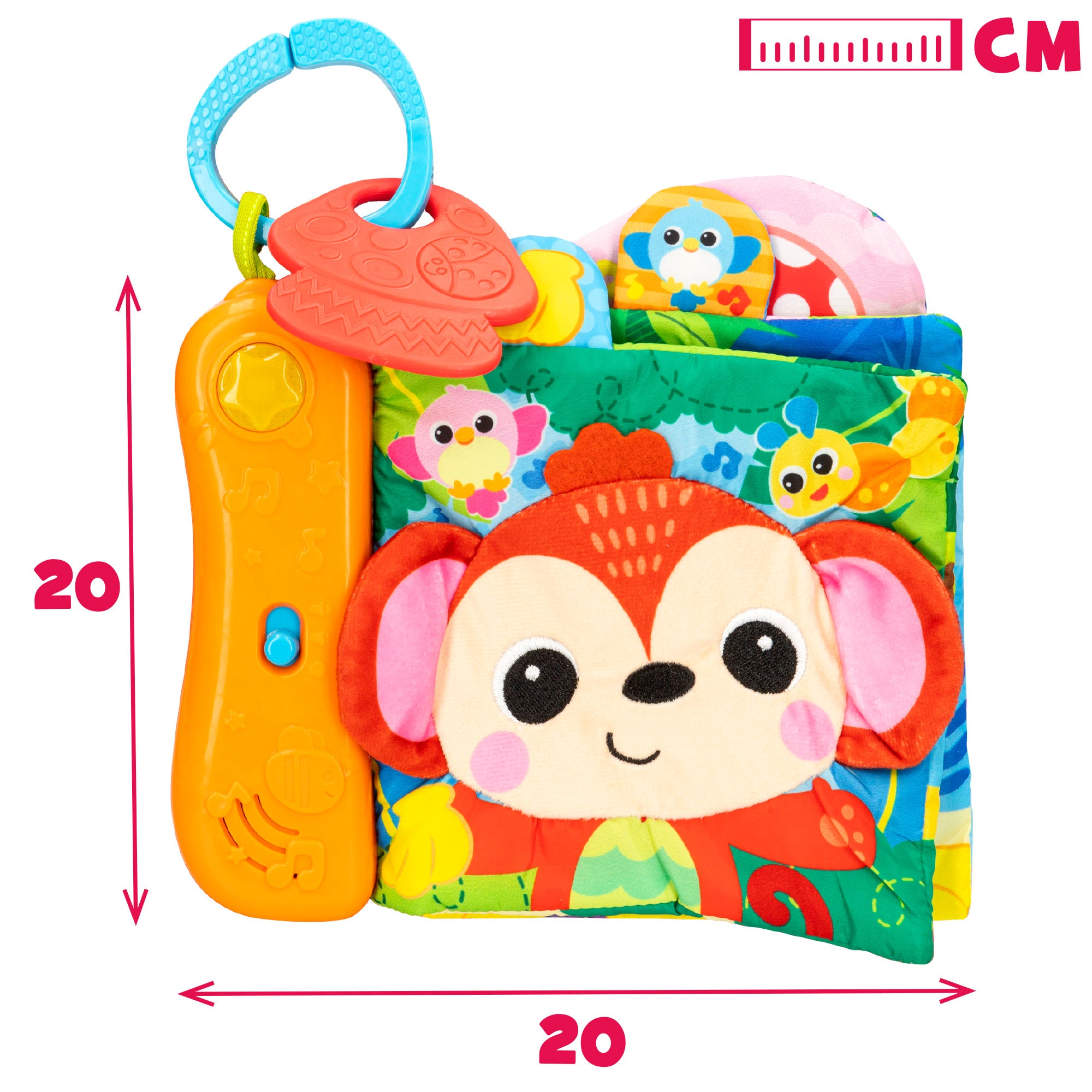 Libro sensorial bebé animales de la selva Winfun