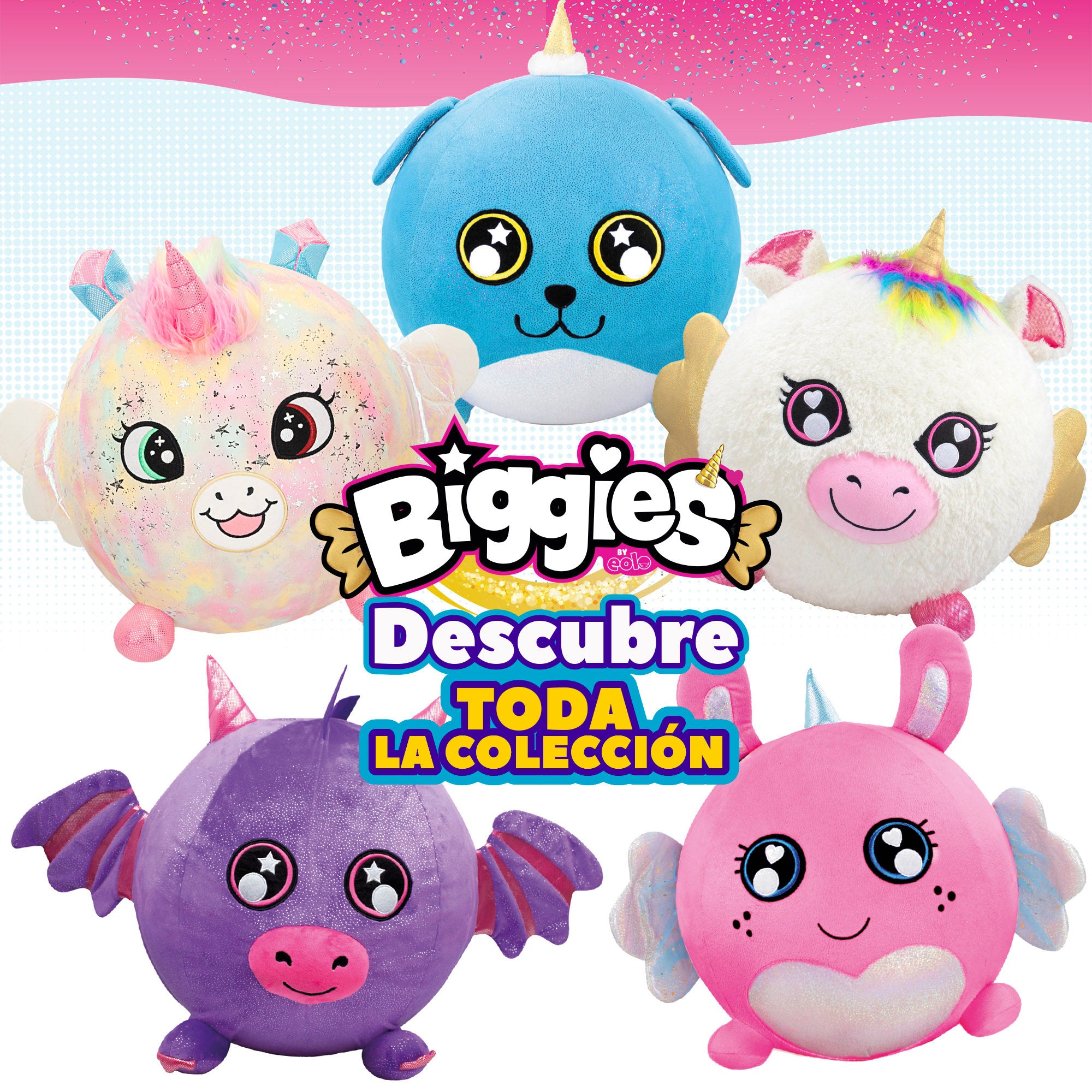 Biggies Peluche hinchable XXL unicornio fantasía