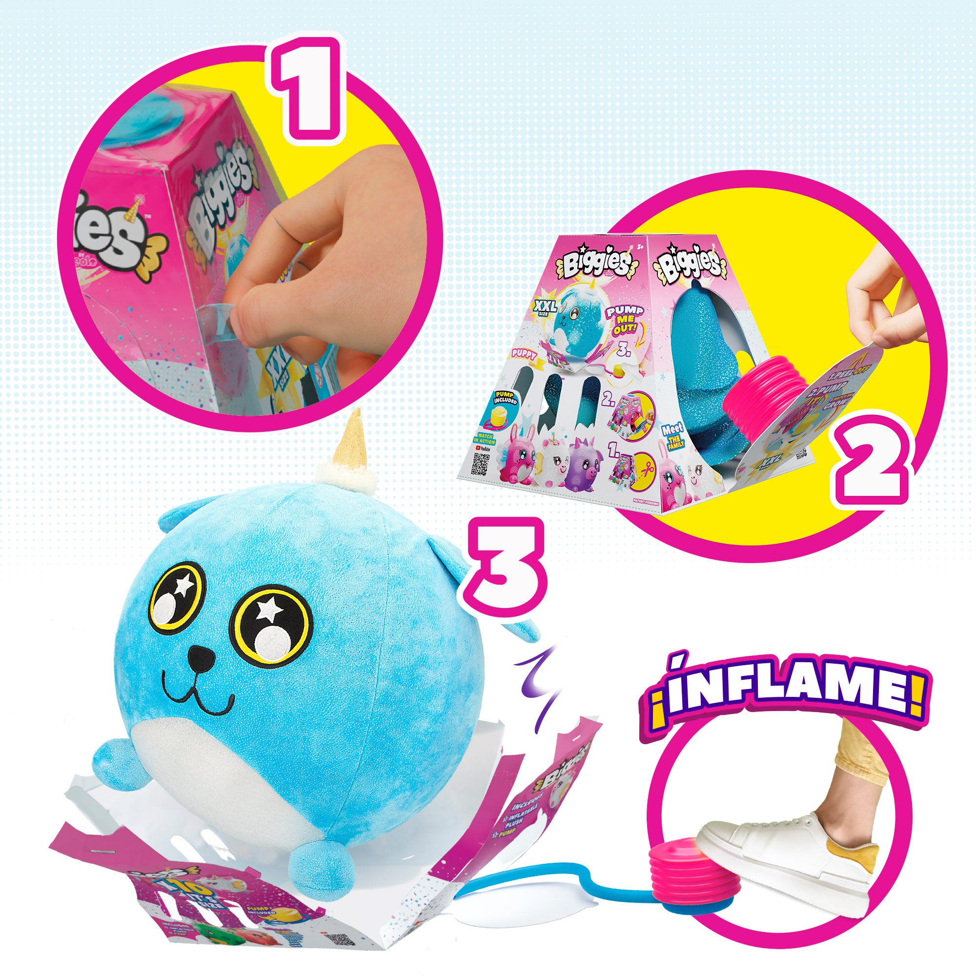 Biggies Peluche hinchable XXL perro