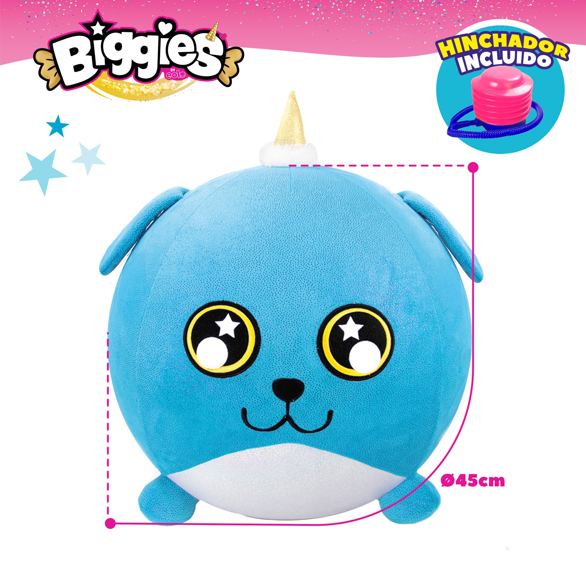 Biggies Peluche hinchable XXL perro