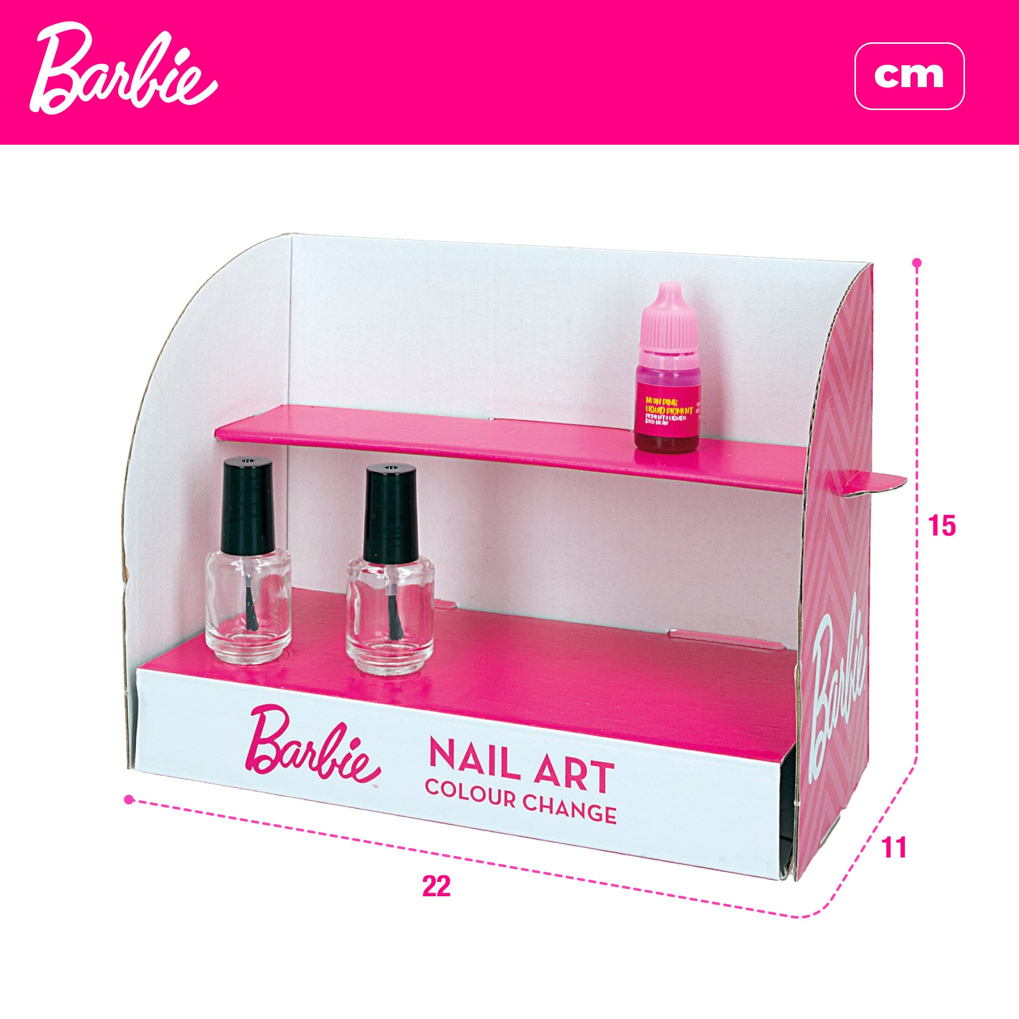 Barbie Estudio de uñas con pegatinas