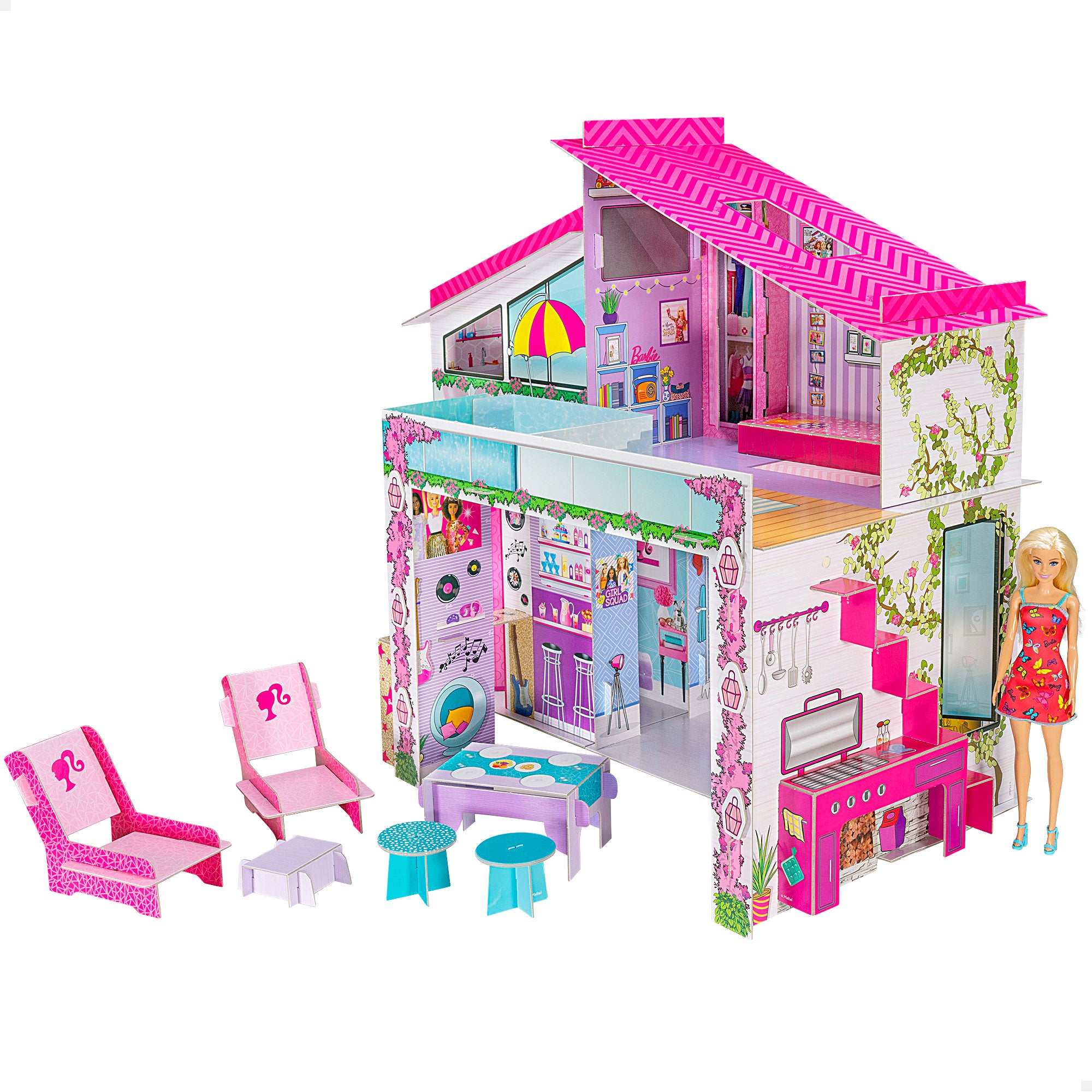 Barbie Villa de verano de ensueño con muñeca