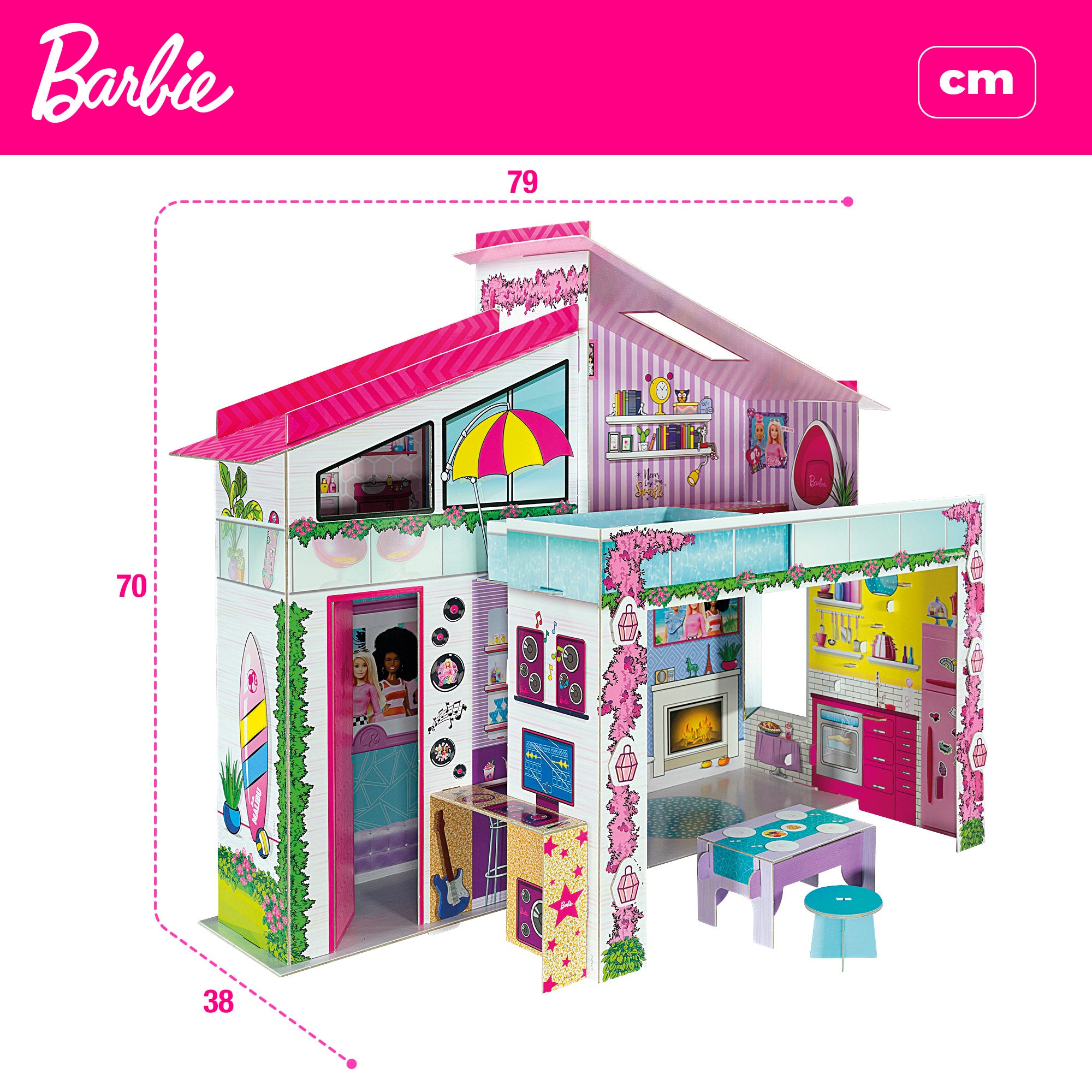 Barbie Villa de verano de ensueño con muñeca