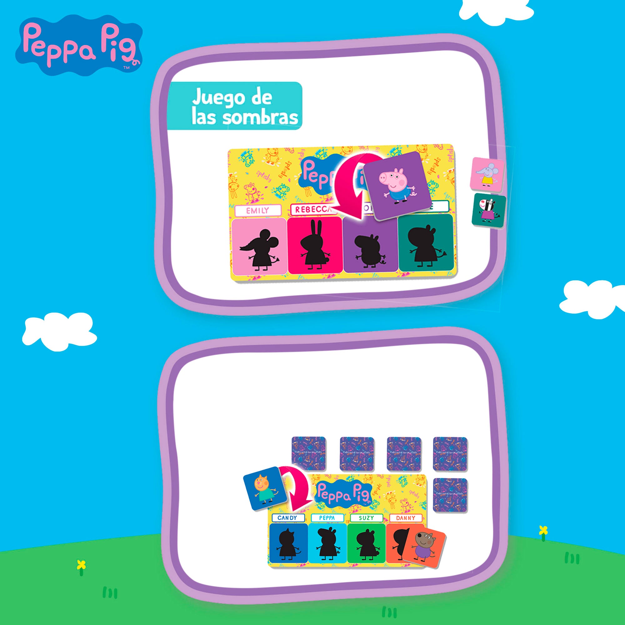Peppa Pig Juegos de mesa 10 en 1