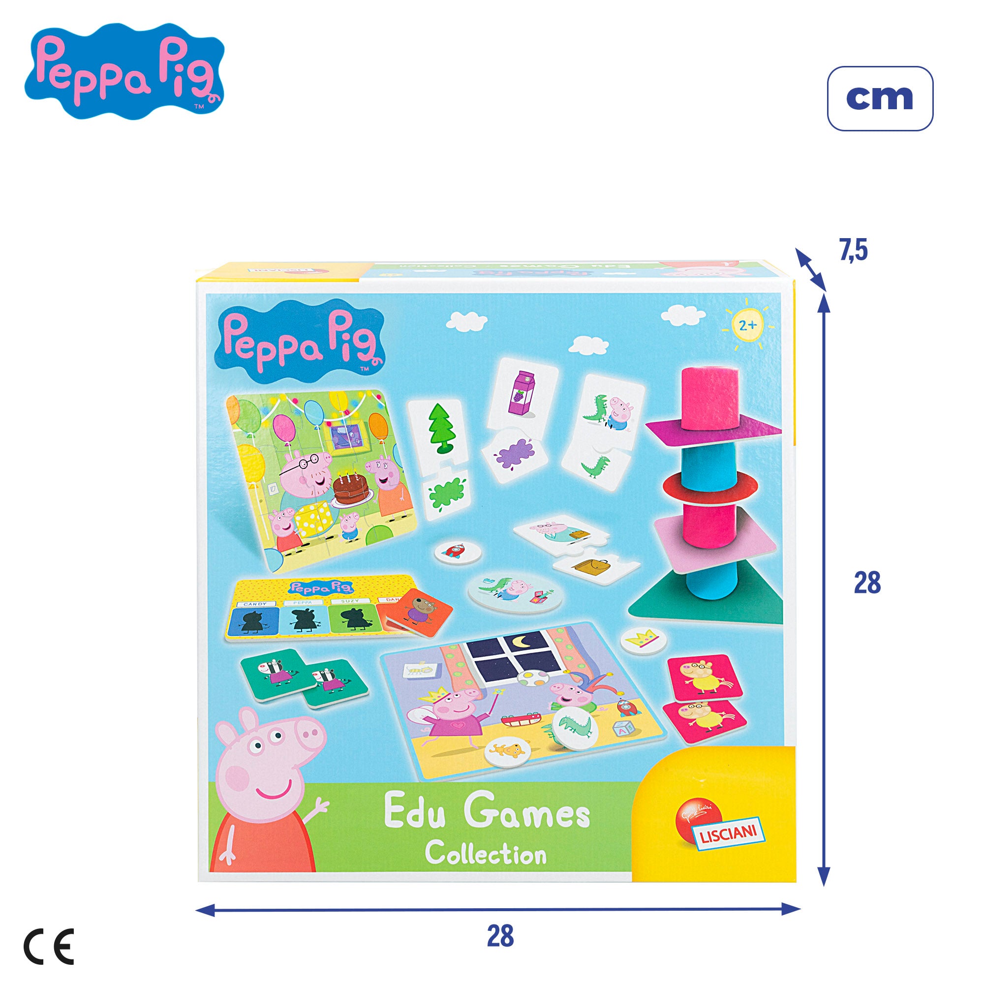 Peppa Pig Juegos de mesa 10 en 1