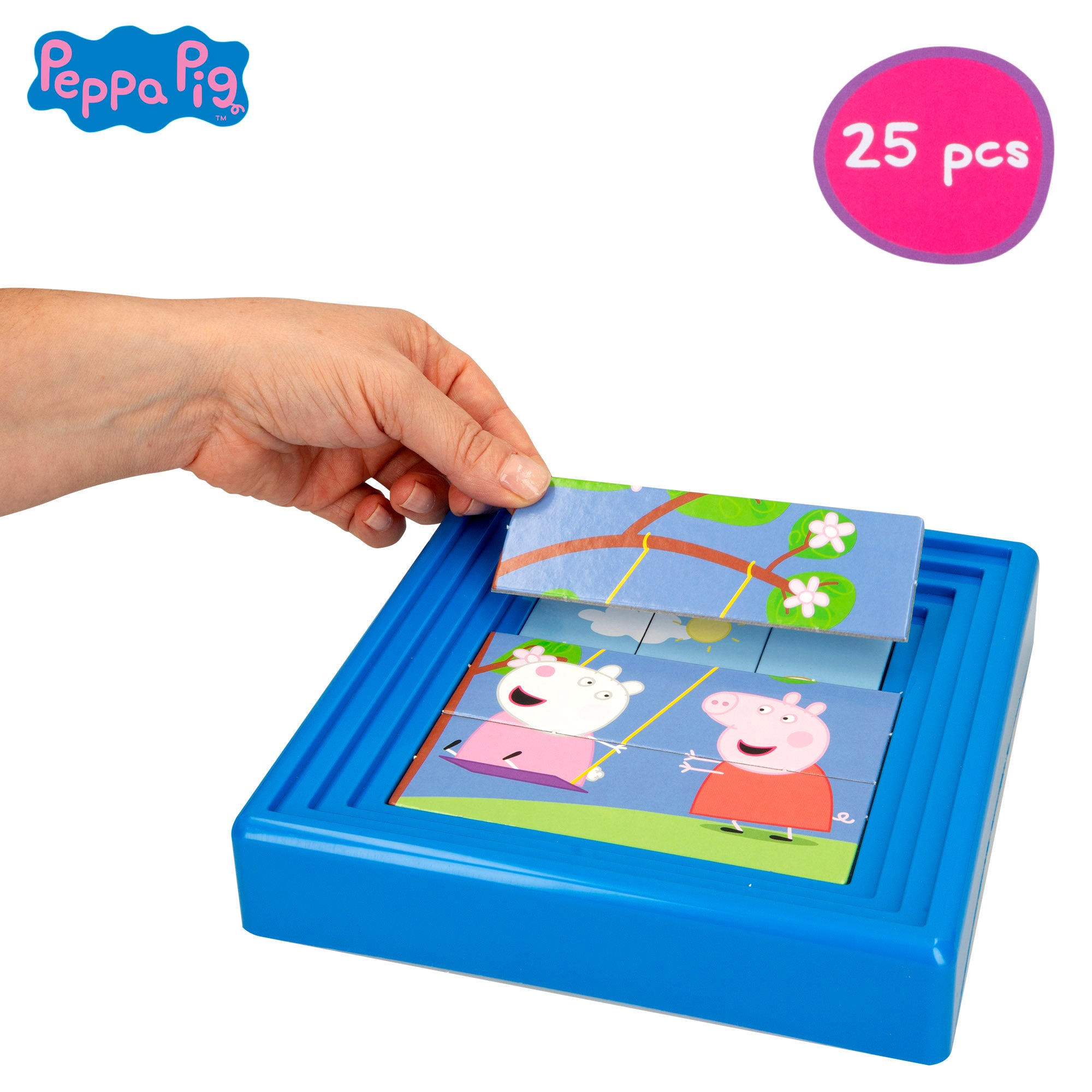 Peppa Pig Puzzle infantil progresivo 25 piezas