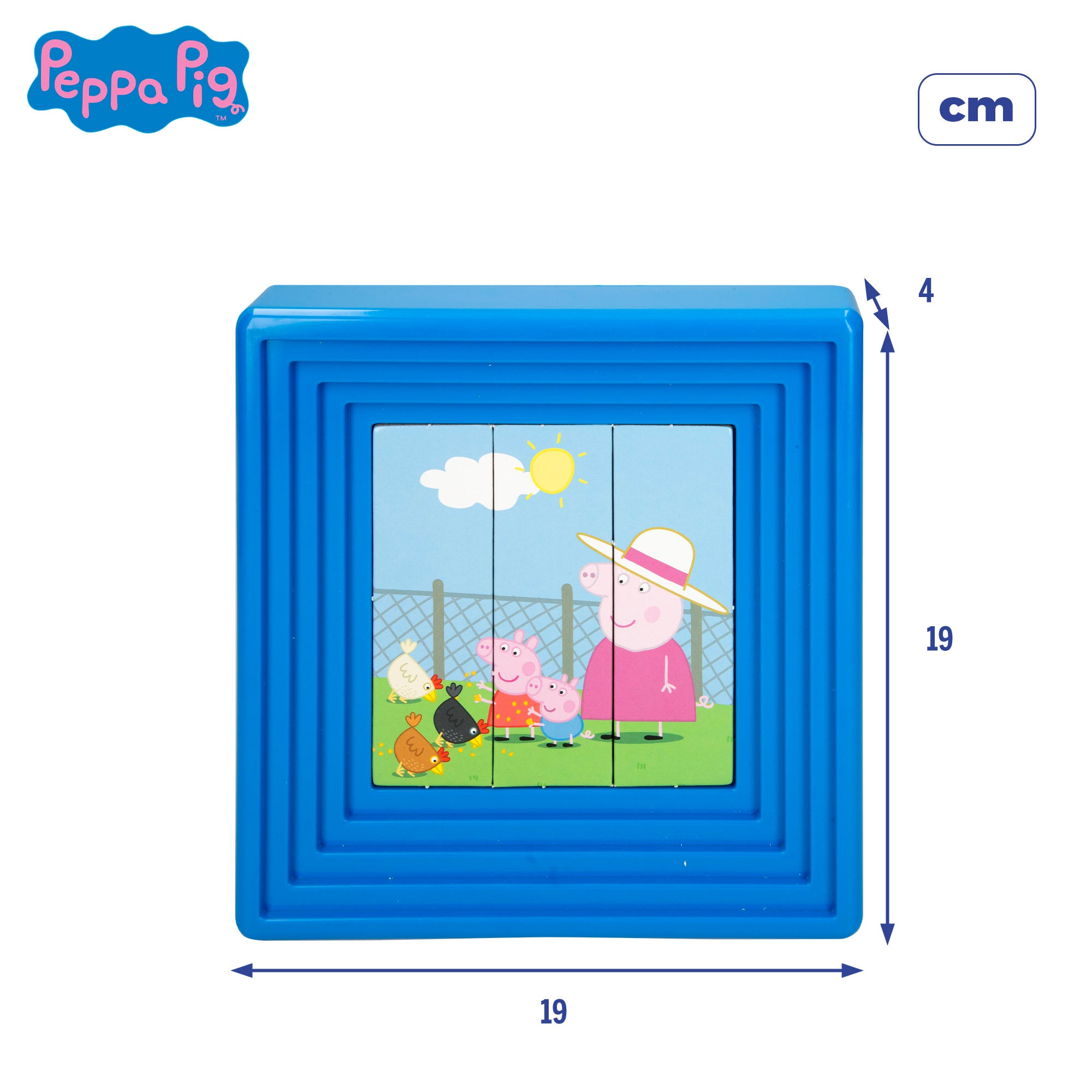 Peppa Pig Puzzle infantil progresivo 25 piezas