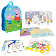 Peppa Pig Mochila infantil con accesorios para jugar y colorear