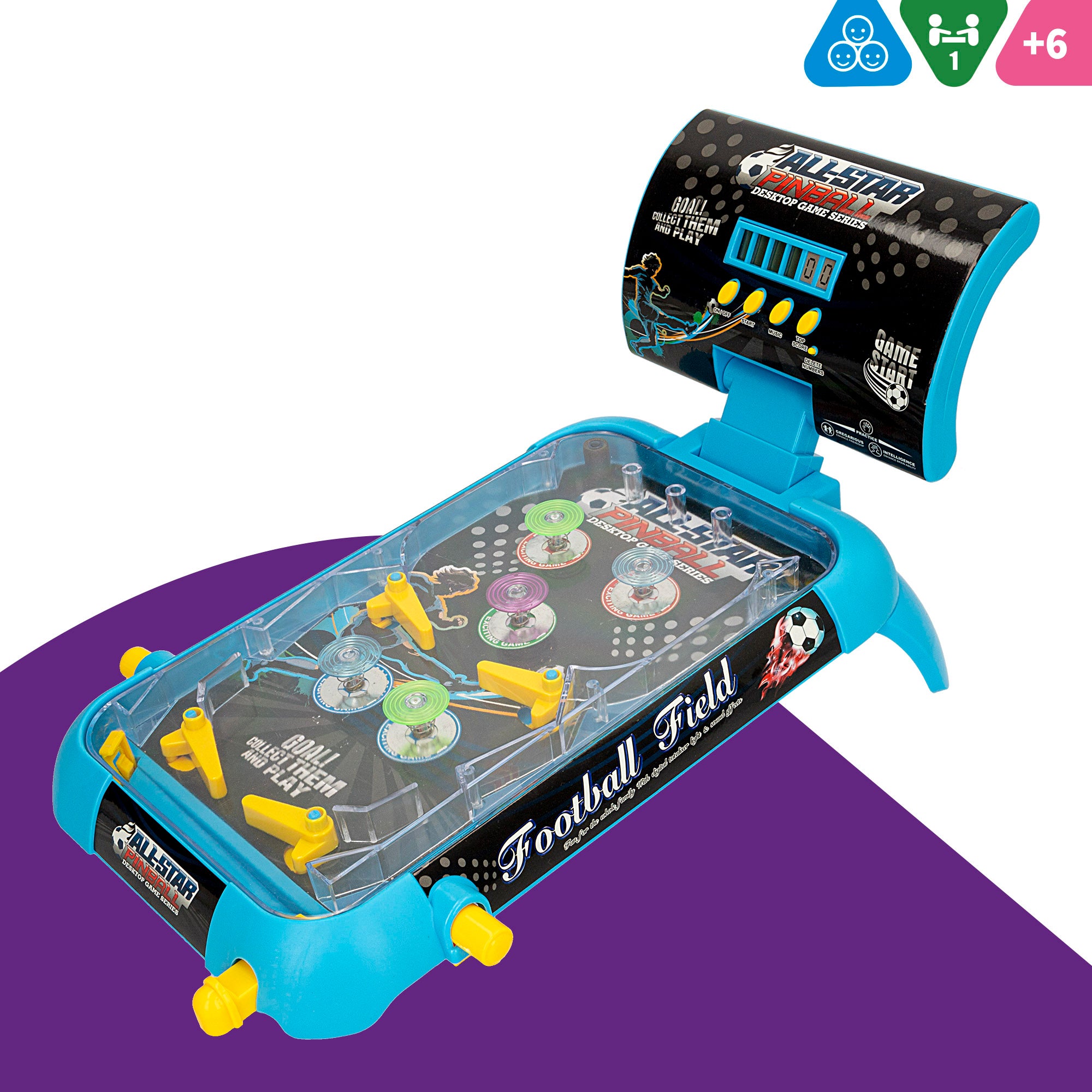 Pinball All Star con marcador digital, luz y sonido CB Games