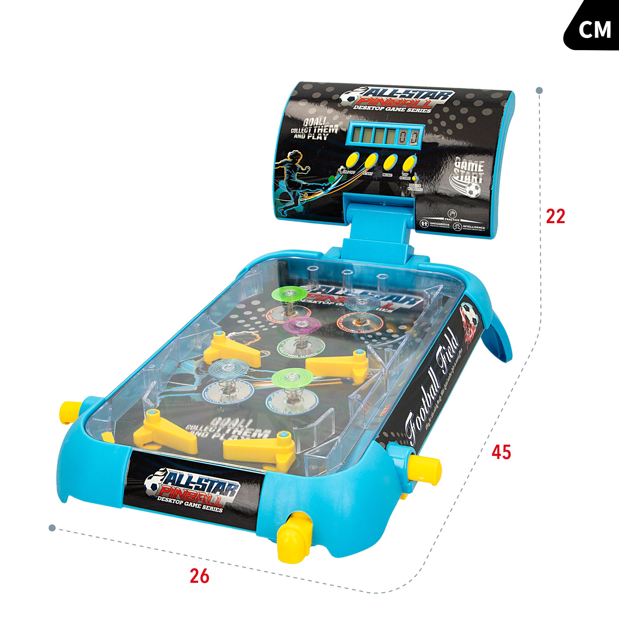 Pinball All Star con marcador digital, luz y sonido CB Games
