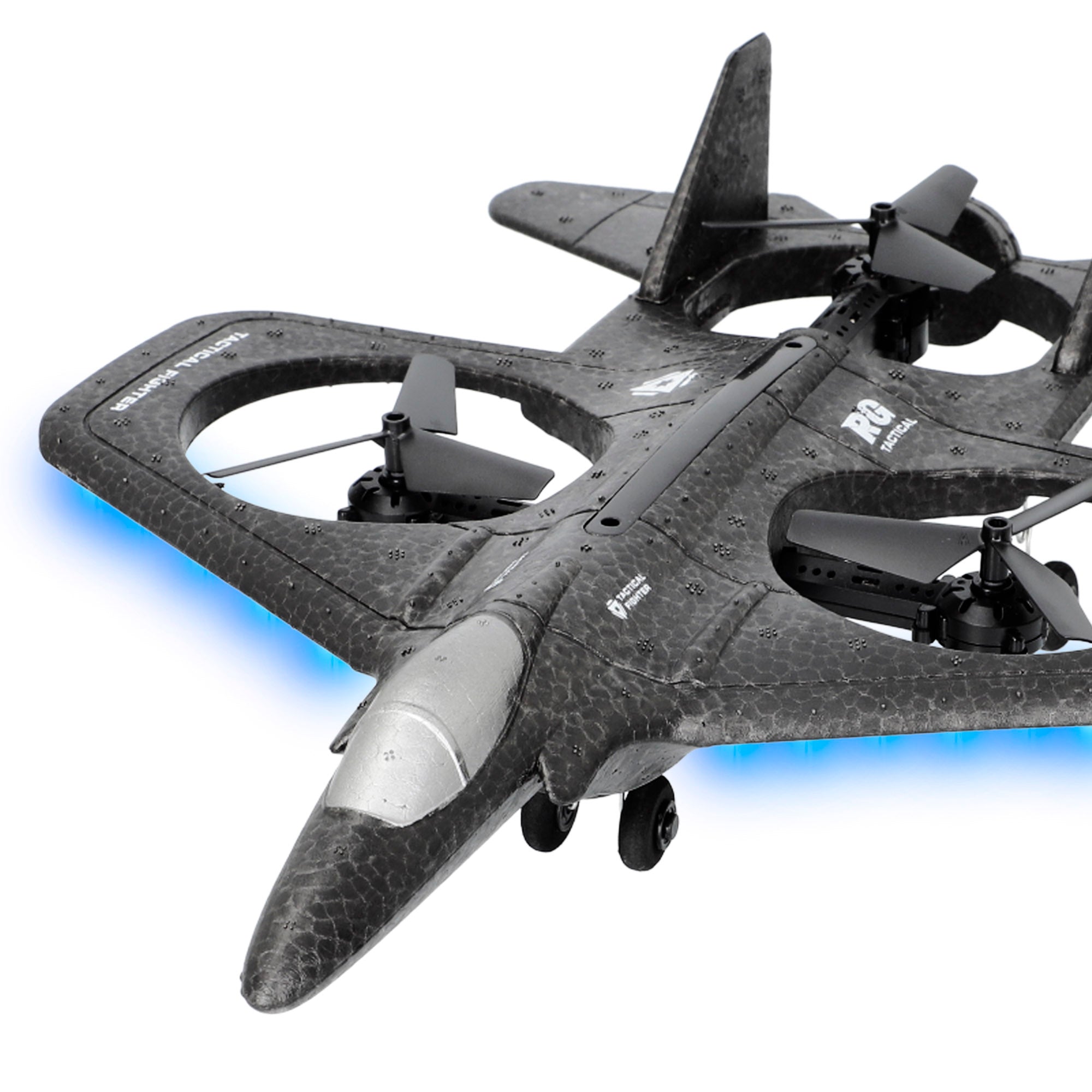 Drone juguete teledirigido de combate giro 360º con giroscopio 36 cm Falcon Speed & Go