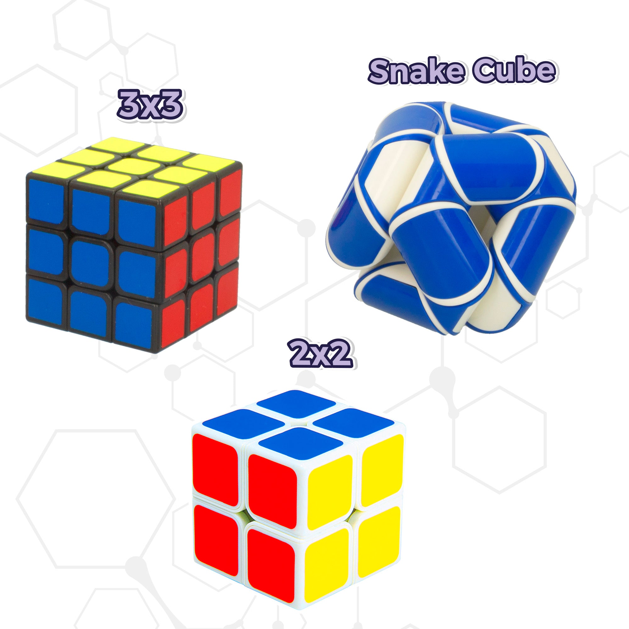 Set 6 cubos mágicos Smart Theory