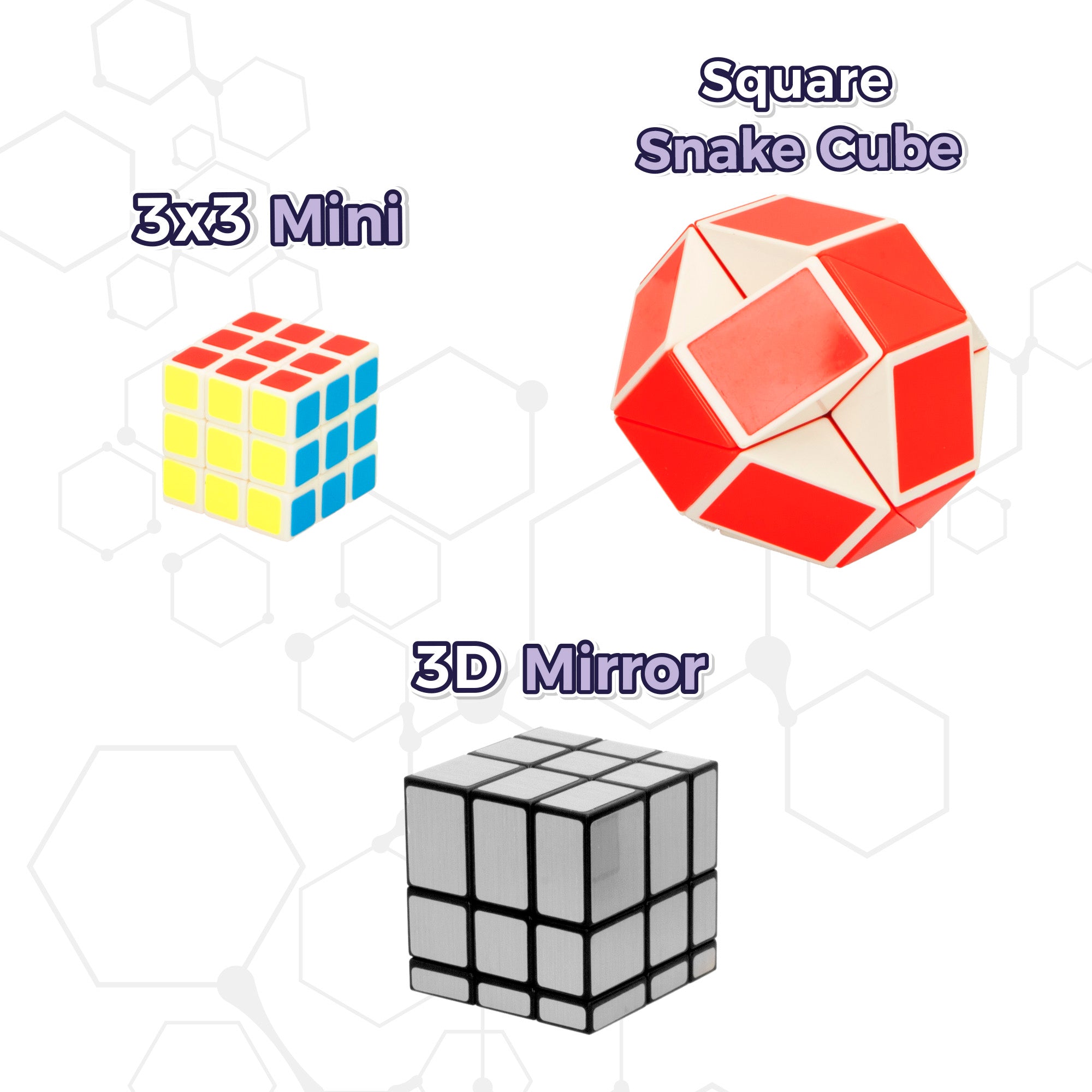 Set 6 cubos mágicos Smart Theory
