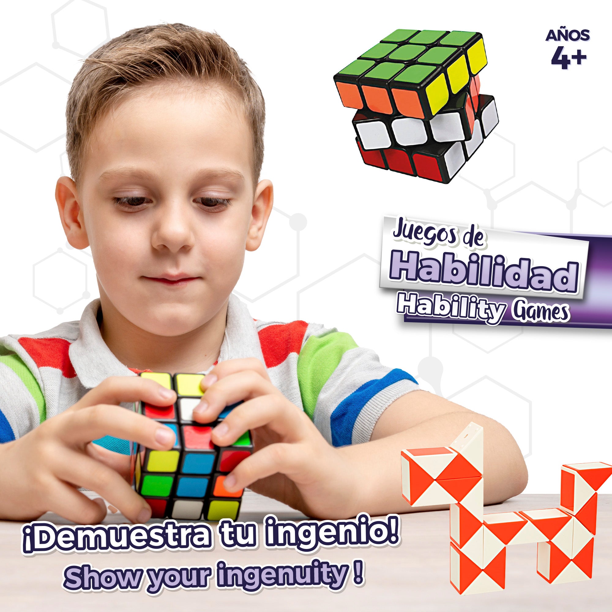 Set 6 cubos mágicos Smart Theory