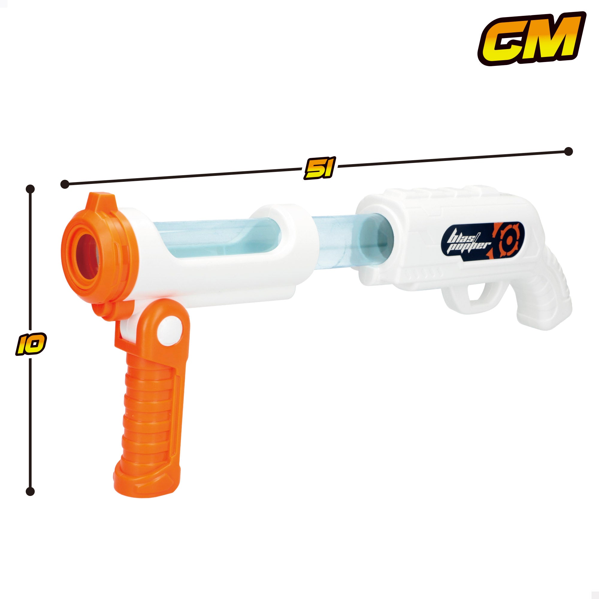 Pistola de juguete con 12 bolas de espuma Speed Shoot Warriors