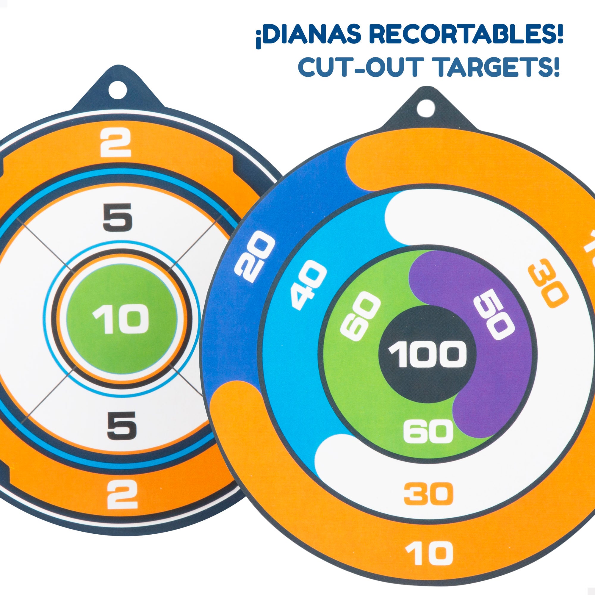 Set arco y flechas 50 cm con dianas y funda Warriors