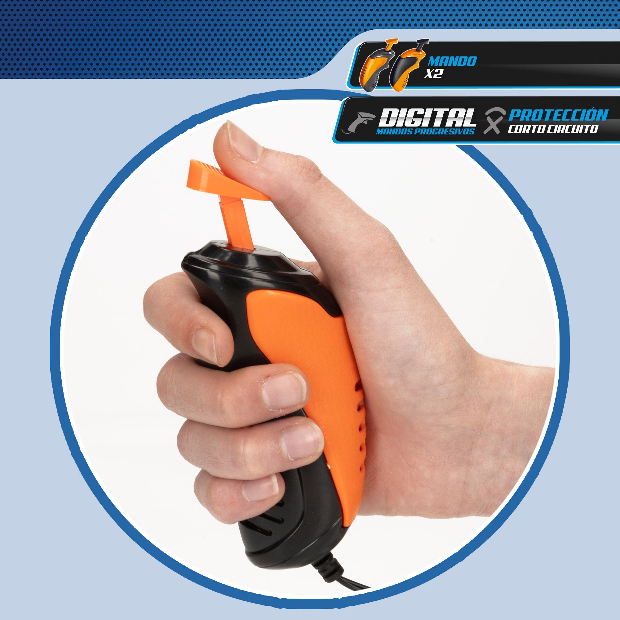 Pista de carreras magnética con 2 coches y 2 mandos progresivos Speed & Go