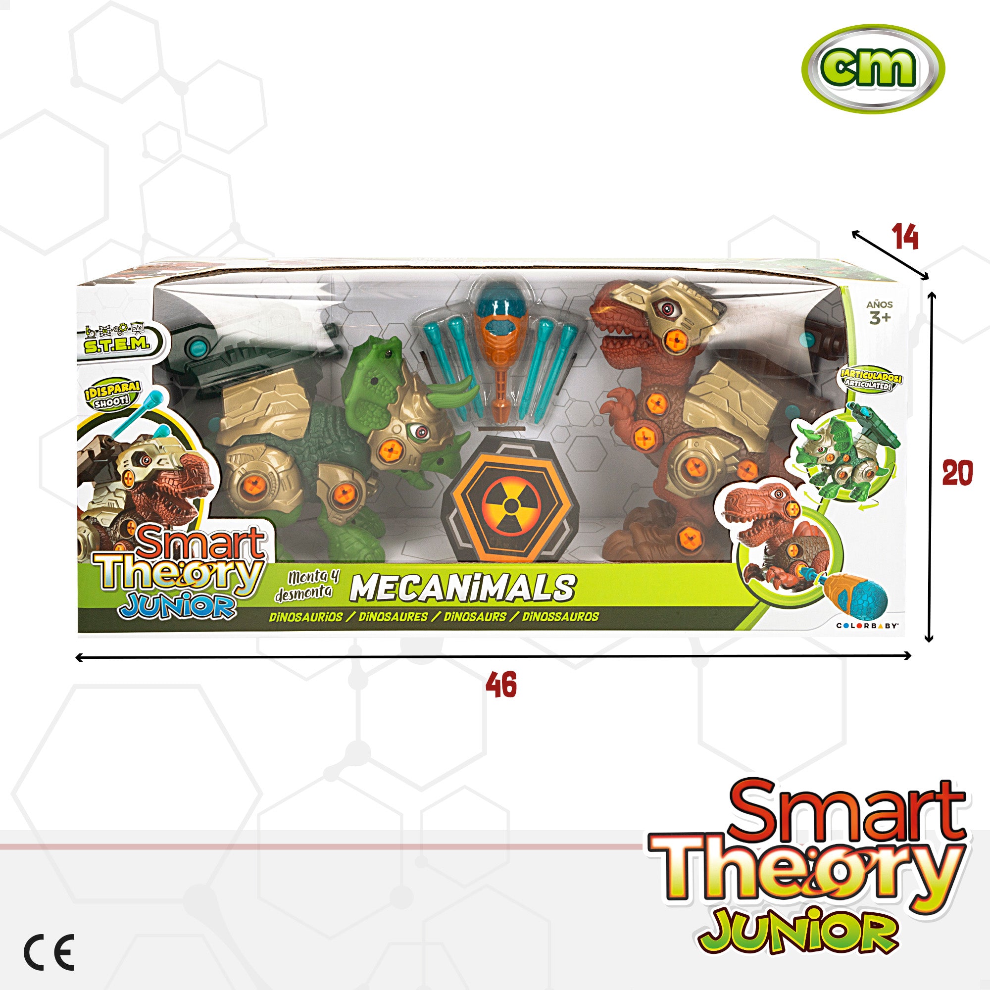 DIY dinosaurios mecánicos 2 en 1 Smart Theory