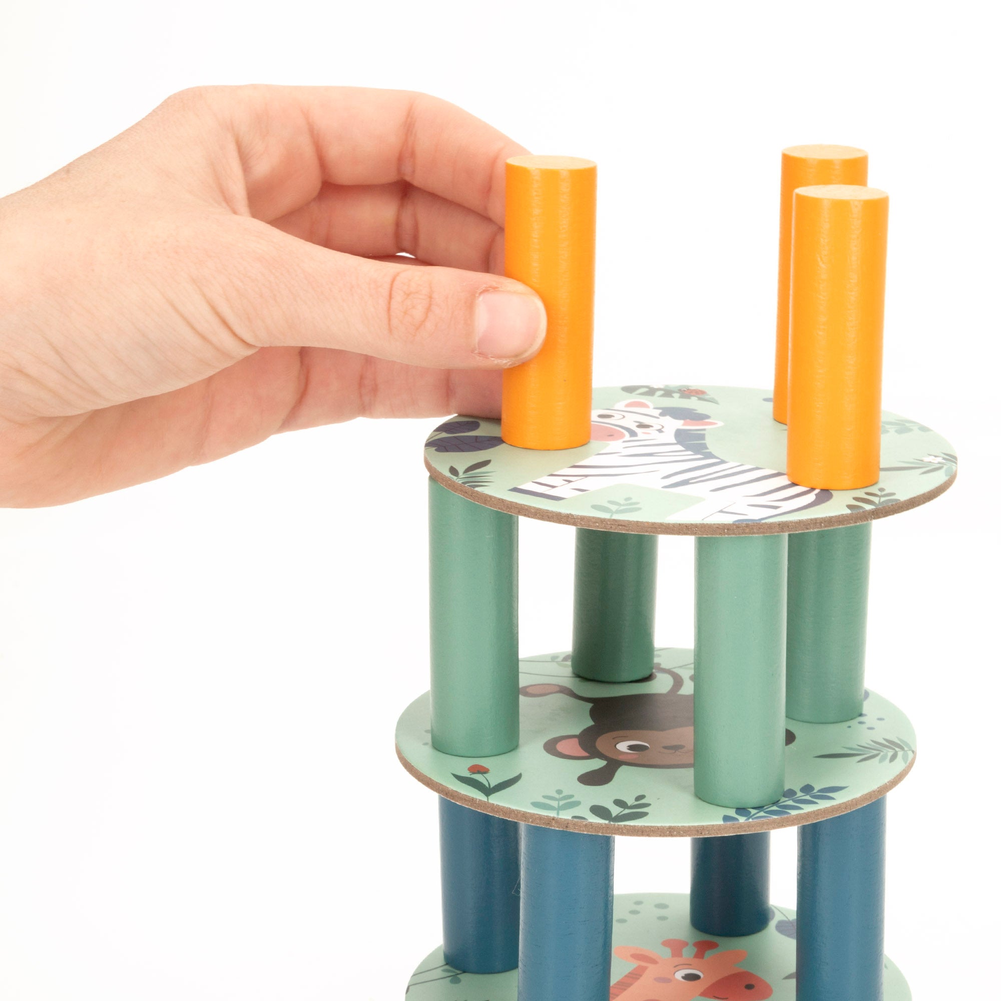 WOOMAX Zookabee Juego de equilibrio de madera