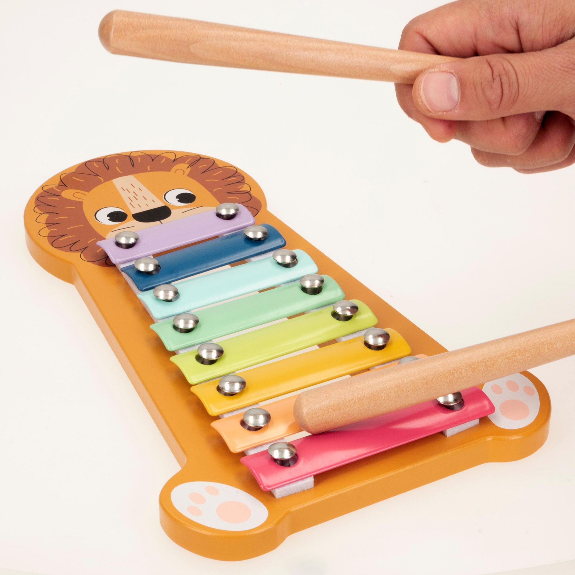 WOOMAX Zookabee Xilófono de madera león