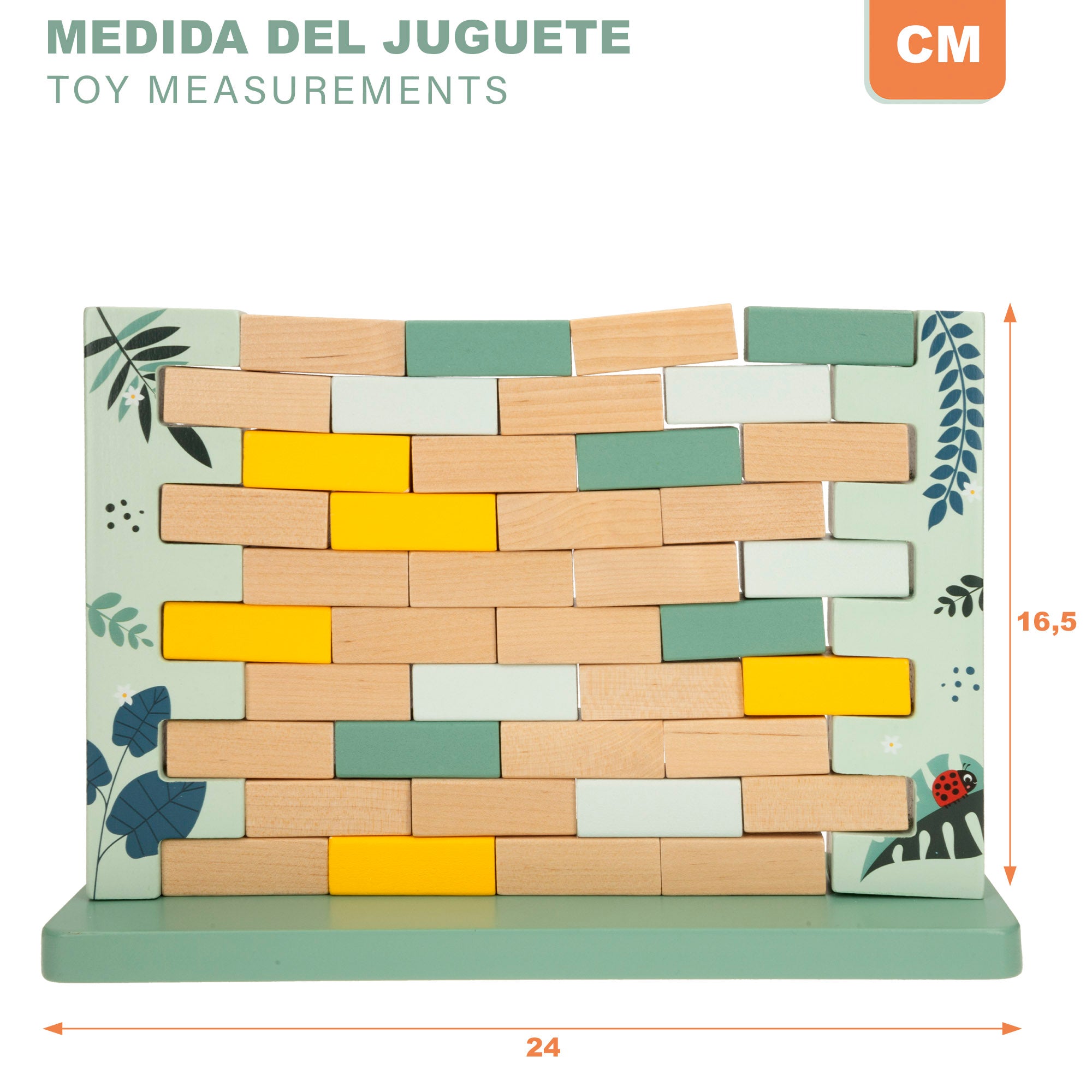 WOOMAX Zookabee Juego de equilibrio de madera animales de la selva