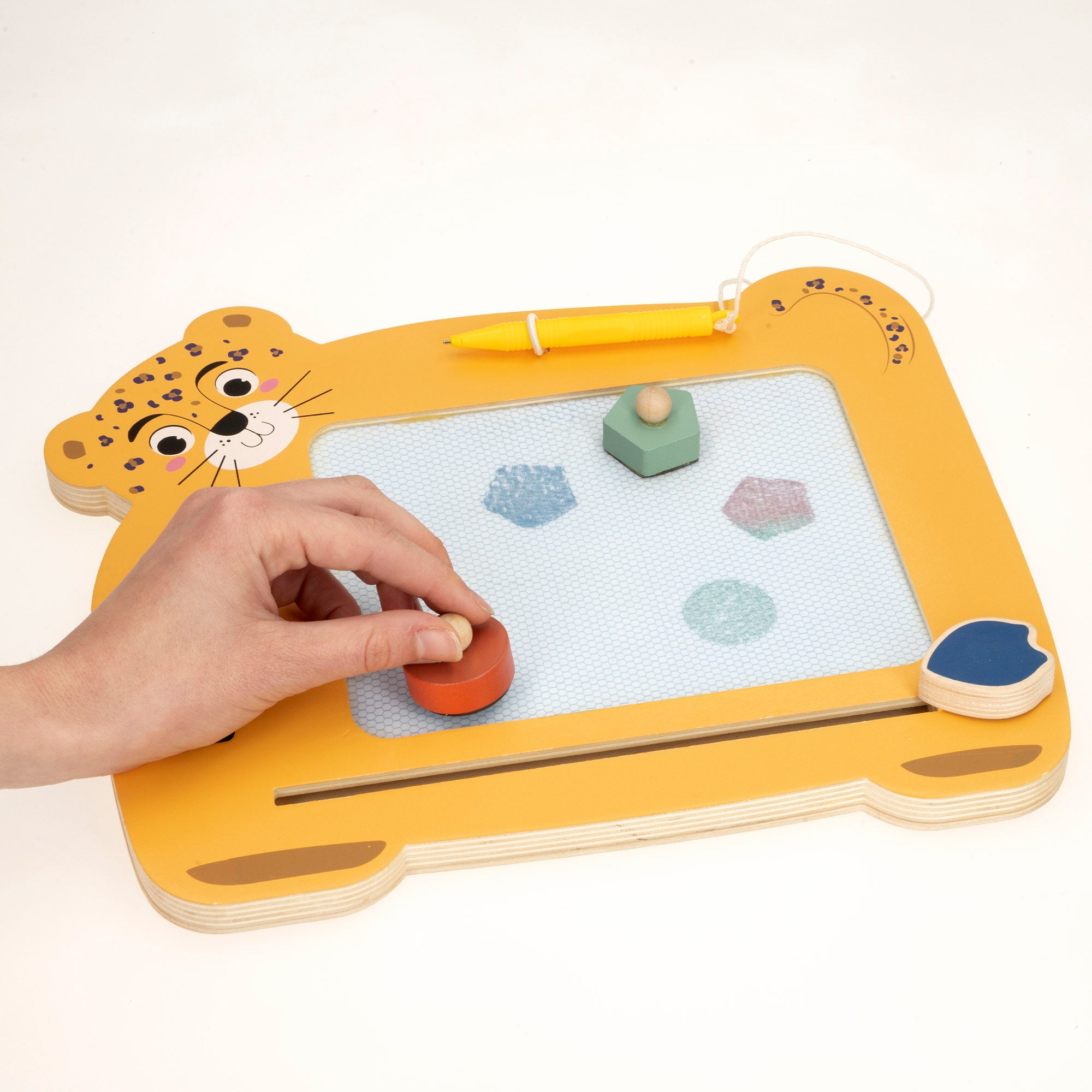 WOOMAX Zookabee Pizarra de madera mágica