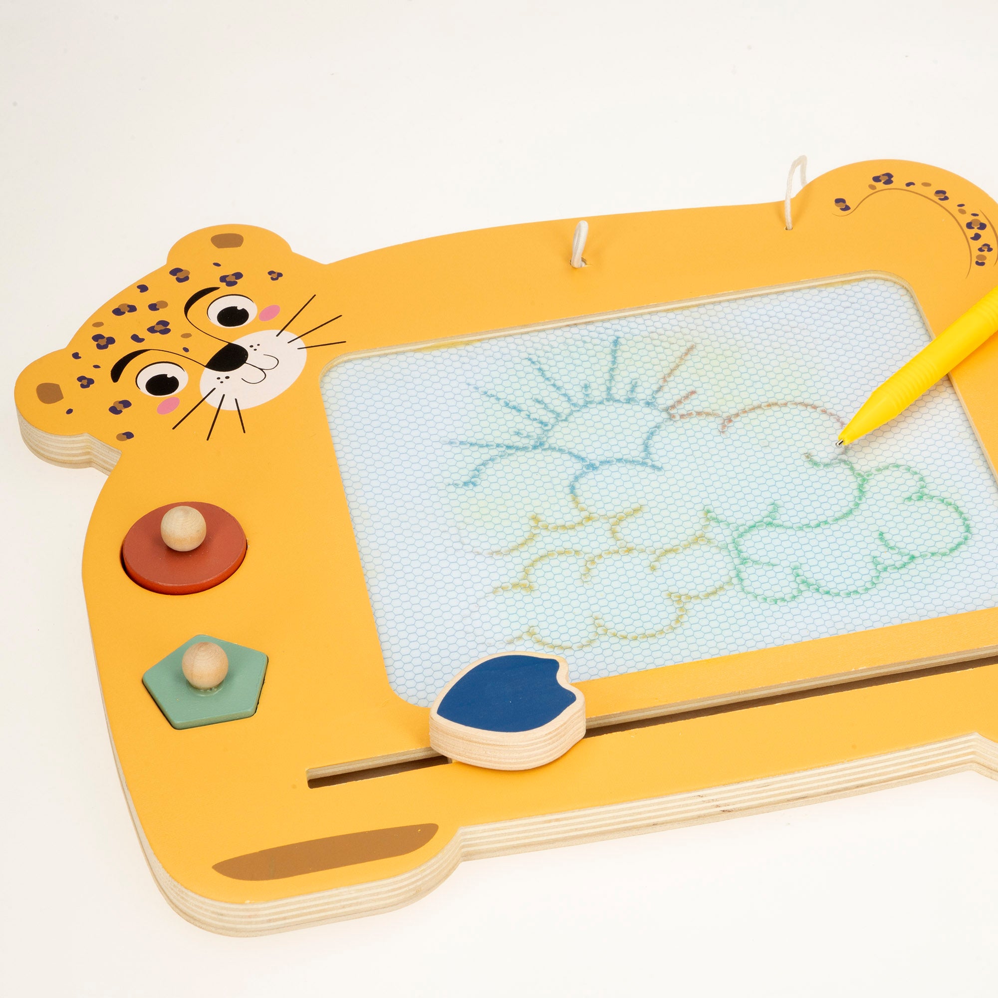 WOOMAX Zookabee Pizarra de madera mágica