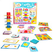 Lisciani Juegos de mesa 4 en 1 Carotina Baby