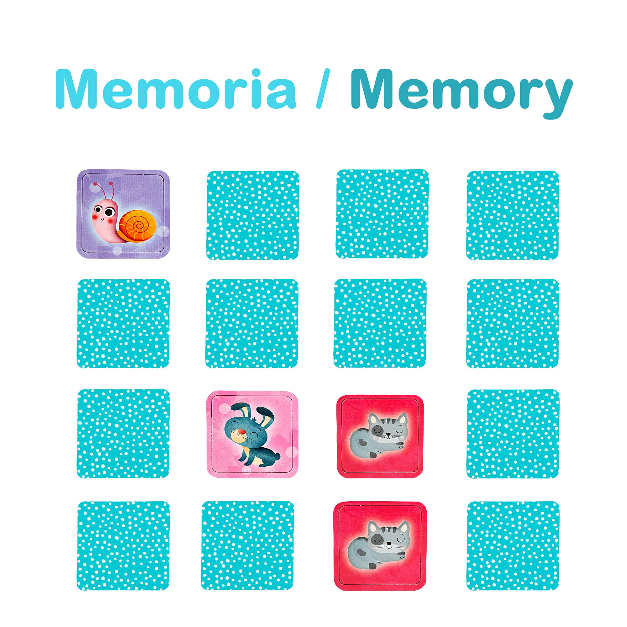 Lisciani Juegos de mesa 4 en 1 Carotina Baby