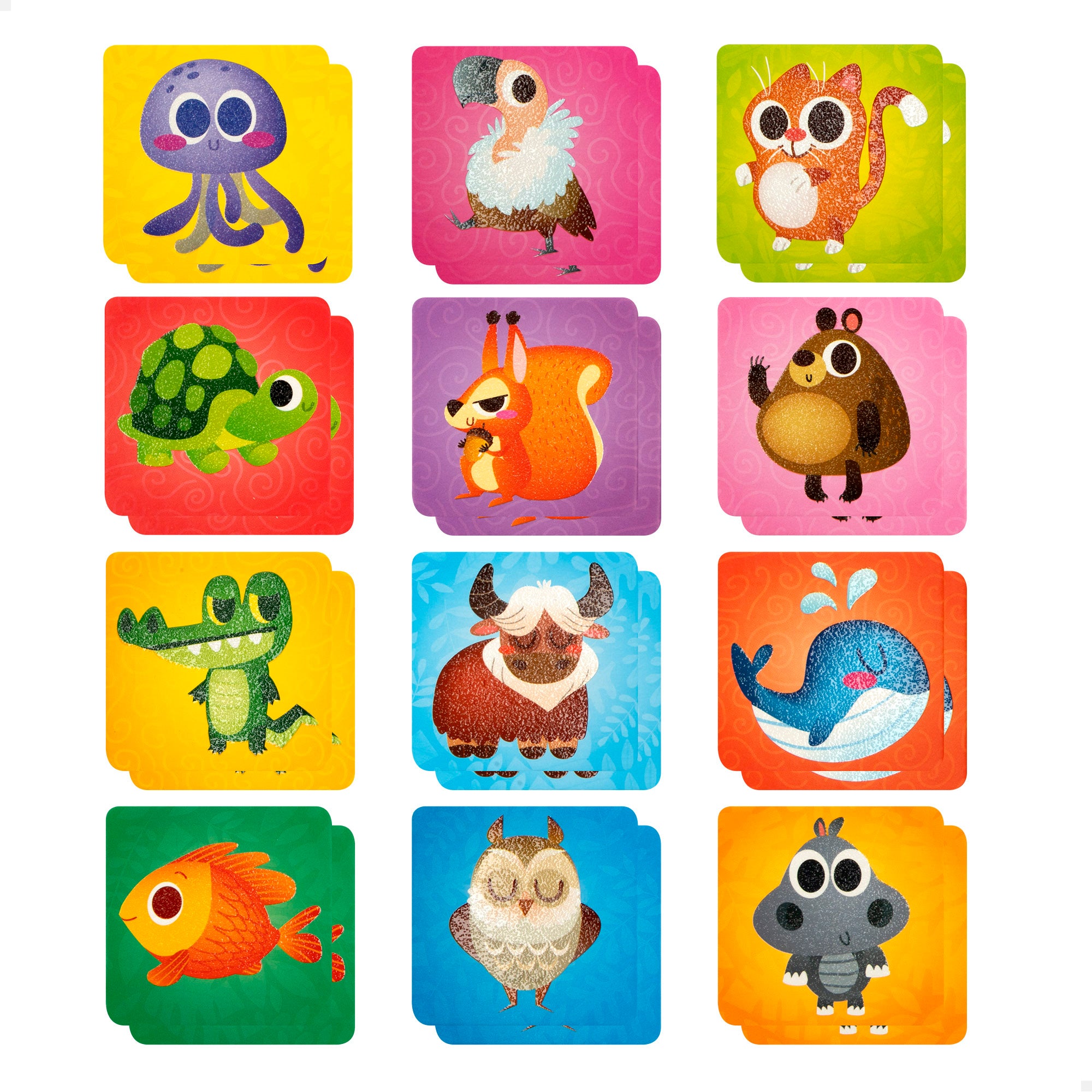Montessori Lisciani Memo juego animales 24 tarjetas