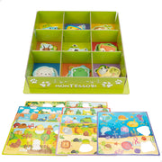 Montessori Lisciani Juego infantil de clasificación Happy Animals 57 figuras