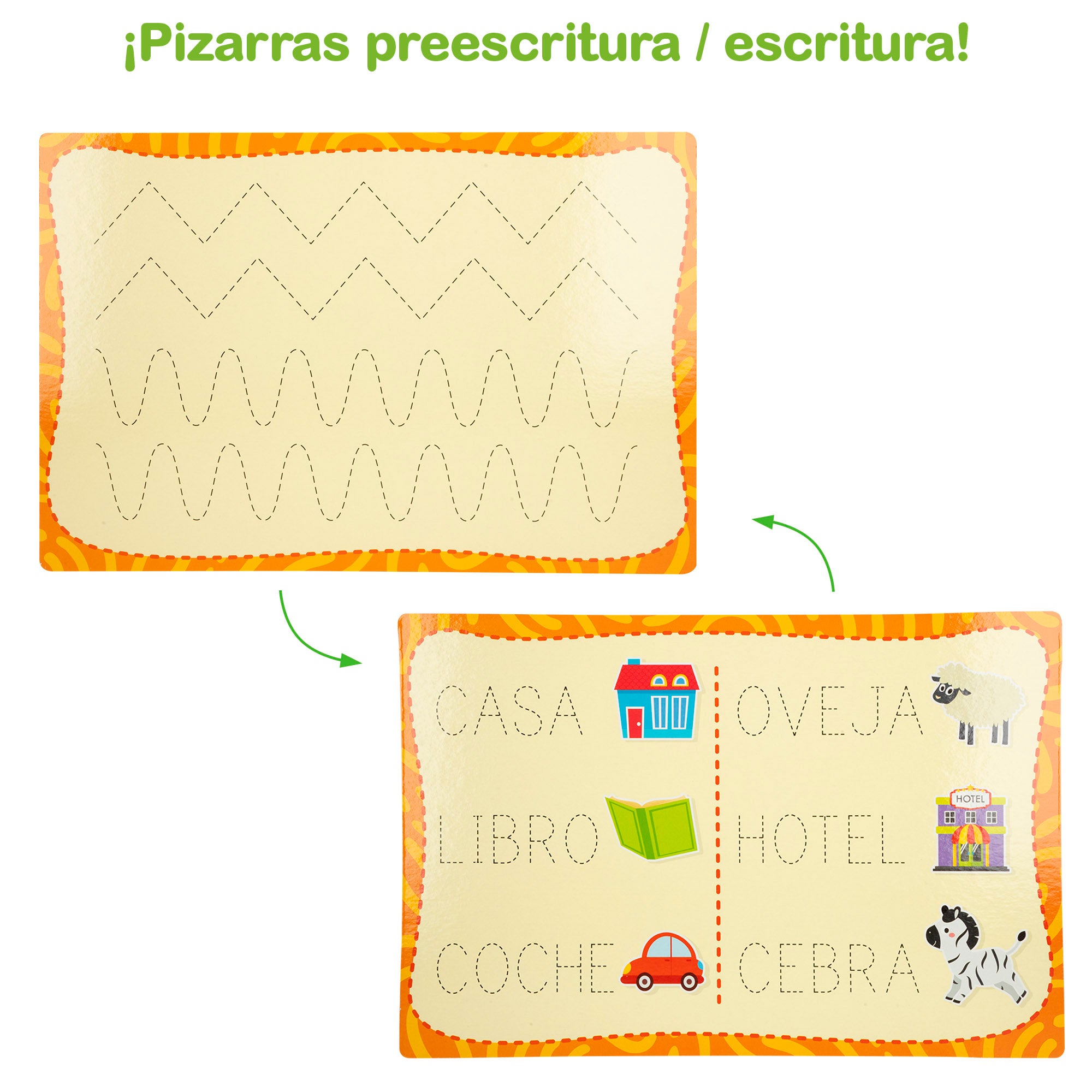 Montessori Lisciani Juego aprender a escribir Escuela de escritura