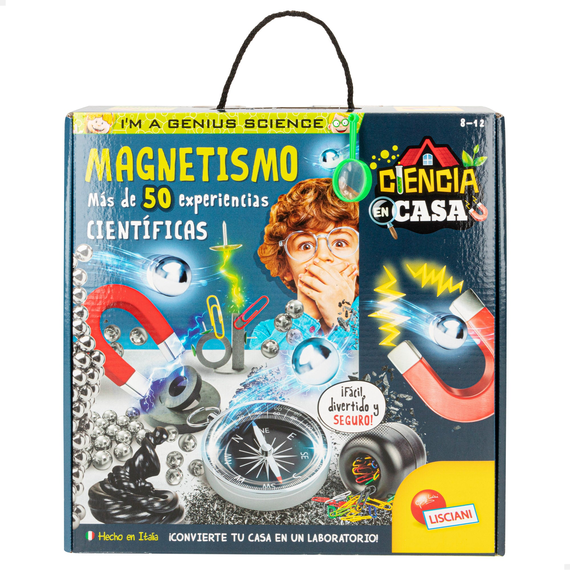Lisciani Laboratorio magnetismo con 50 experimentos científicos I'm A Genius