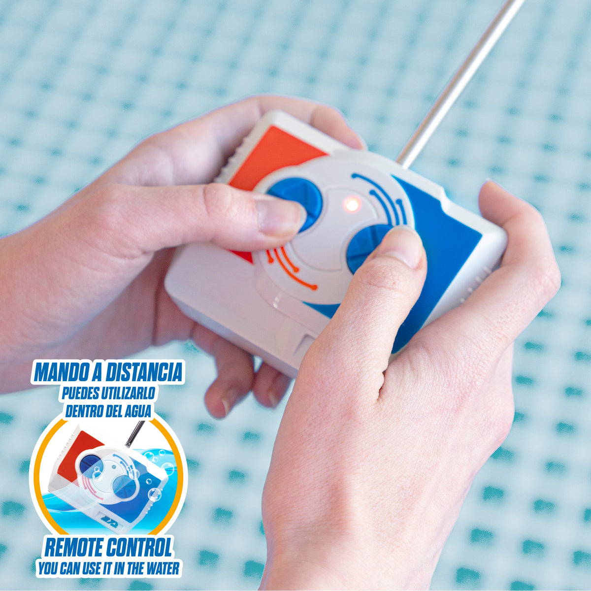 Ballena de juguete teledirigida 20 cm Racing Boat